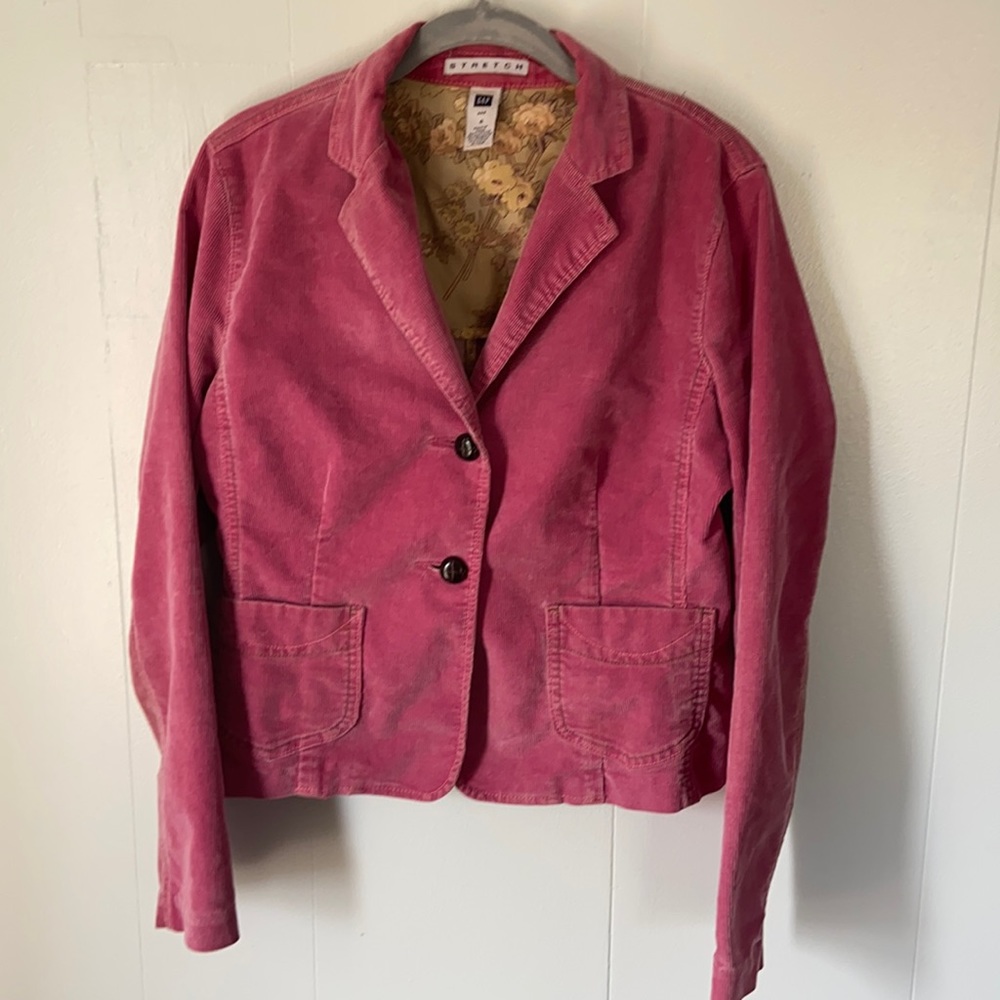 Pink corduroy Gap Jacket